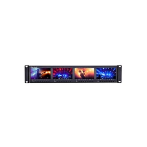 Marshall Electronics ML-454-V3 Quad 4.5-Inch Rackmount Monitor with 3G-SDI, HDMI - Picture 1 of 4