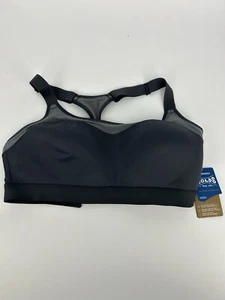 Brooks Sport BH 38DD Dare Racerback zweifarbig grau asphalt #35007381 NEU - Bild 1 von 7