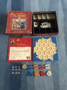 The Settlers of Catan Travel Edition Kosmos 3101 Klaus Teuber Mayfair Games 2003 - Picture 1 of 8