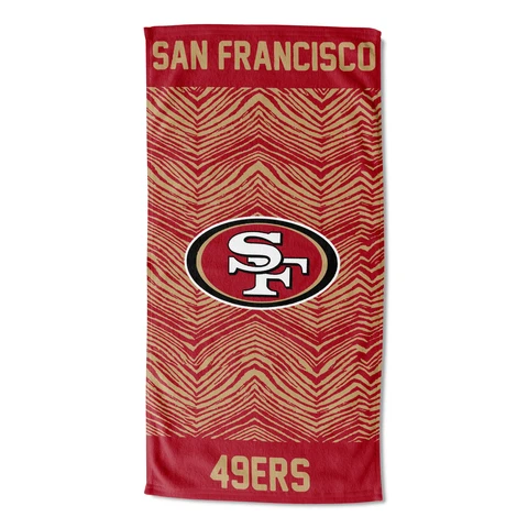 Northwest NFL San Francisco 49ers State Line Beach Towel, 30x60 Cover