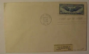 USA FDC 1939 AIRMAIL 30 CENTS CAT $ 47.50 - Picture 1 of 1