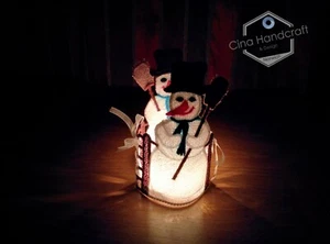 Embroidered Lace Tea Light Holder with Organza Ribbon - Picture 1 of 1