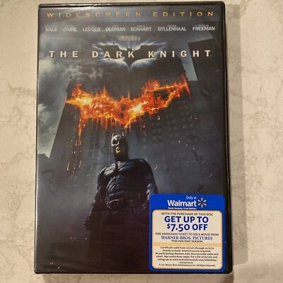 The Dark Knight Widescreen Edition DVD New Sealed Christian Bale D7 - Image 1 of 2