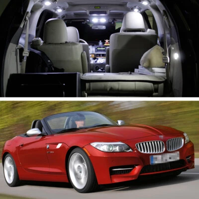 4x LED SMD White Light Interior Bulbs Kit for 2011-2014 12 13 BMW Z4 Error Free - Image 1 of 4
