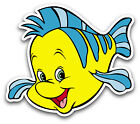 Little Mermaid Flounder Kids Vinyl Sticker Decal Cartoon 15"