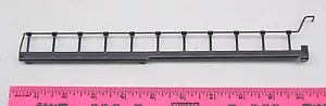 Lionel parts ~ Handrail for Diesel engine ~ Black ~ 610-8203-124 right - Picture 1 of 3