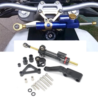 Kit de montaje de soporte amortiguador estabilizador de dirección para Ducati Monster 696 796 795 2008- Foto 1 de 4