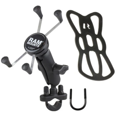 RAM-B-149Z-UN10 X-Grip Large Phone / Phablet Motorcycle Bike Handlebar Mount - Image 1 of 4