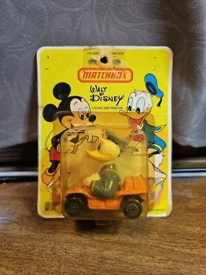 Donald Duck * 1979 Matchbox Walt Disney ORANGE Beach Buggy - Sealed in Package - Image 1 of 4