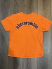 Abercrombie Fitch T Shirt Youth XL Orange Pullover 100% Cotton