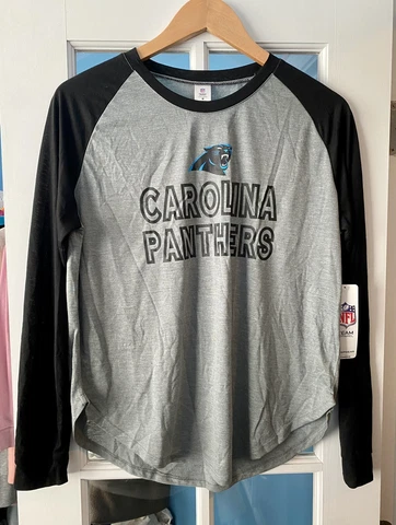 Carolina Panthers Women’s Pajama Top NFL Official Apparel Size Medium Cover