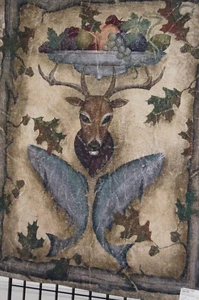 "Sportsman's Lodge" Tapestry Wall Hanging,41"x53",Pure Country Weavers, Lodge - Picture 1 of 2