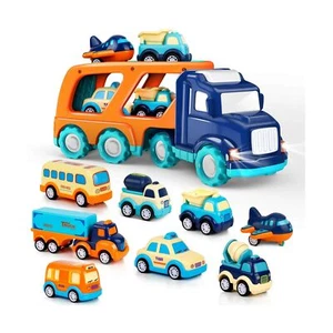 9 Pack Cars Toys for 2 3 4 5 Years Old Toddlers Boys and Girls Gift, Big Tran... - Picture 1 of 8