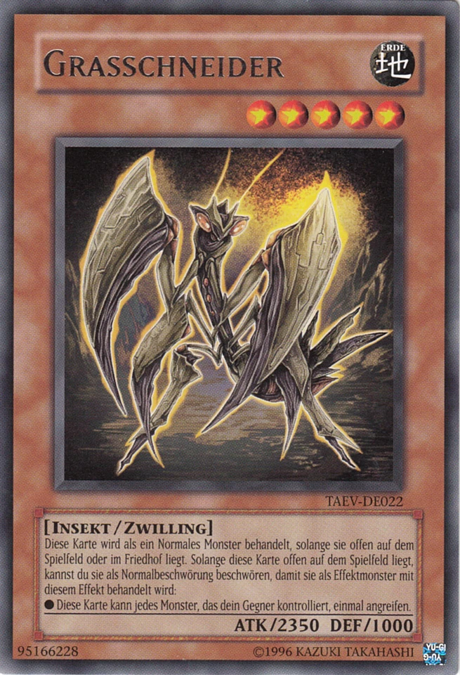 YU-GI-OH, GRASSCHNEIDER, R, TAEV-DE022, TOP - Bild 1 von 1