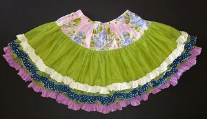 Matilda Jane Good hart heart Sea salt raven Ava tulle green polka dot skirt 10 - Picture 1 of 2