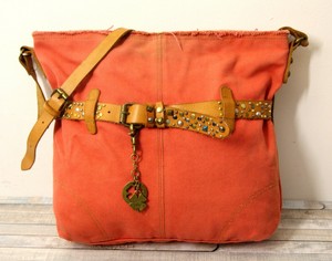 lucky brand leather crossbody bolsa