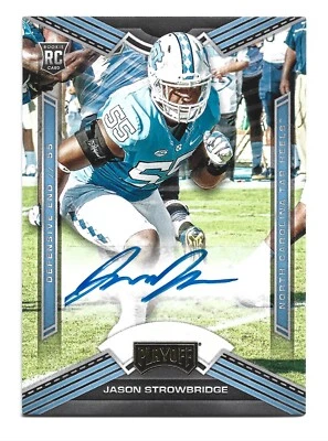 Jason Strowbridge AUTOGRAPH North Carolina Tar Heels 2020 Panini Chronicles AUTO - Image 1 of 2