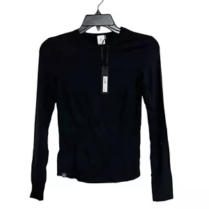 New Oner Active Mellow Soft Long Sleeve Top Black - Picture 1 of 4