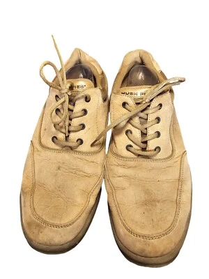 HUSH PUPPIES Mens Casual Comfort Walking Shoes Size 16 Medium Tan Lace Up - Image 1 of 4