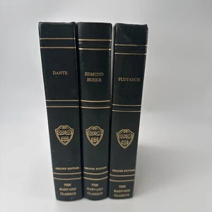 The Harvard Classics Deluxe Edition 1969 Plutarch, Dante, Edmund Burke set of 3 - Picture 1 of 7