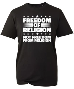 Camiseta Libertad de Religión No Libertad de Religión Amor Paz Cita Religiosa - Imagen 1 de 3