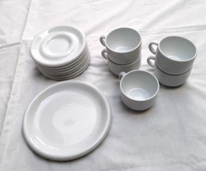 Ikea Geschirr Porzellan Rondo 13 Teile Teller Tassen Weiss W.-Germany Restkauf - Bild 1 von 7