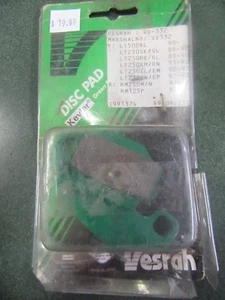 New GREEN SUZUKI BRAKE PADS Item #1800 - Picture 1 of 5