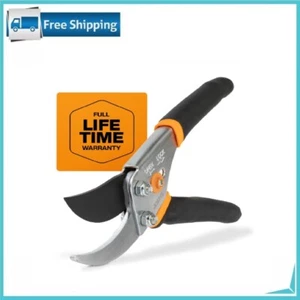 Fiskars Bypass Pruning Shears 5/8” Garden Clippers - Sharp Ground Steel Blade - Picture 1 of 7