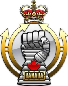 Calcomanía de vinilo autoadhesiva Royal Canadian Armoured Corps - Imagen 1 de 1