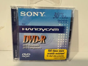 Sony Handycam DVD-R 30 Minute 1.4 GB Single Sided DMR30R1 3-Pack - New - Bild 1 von 6