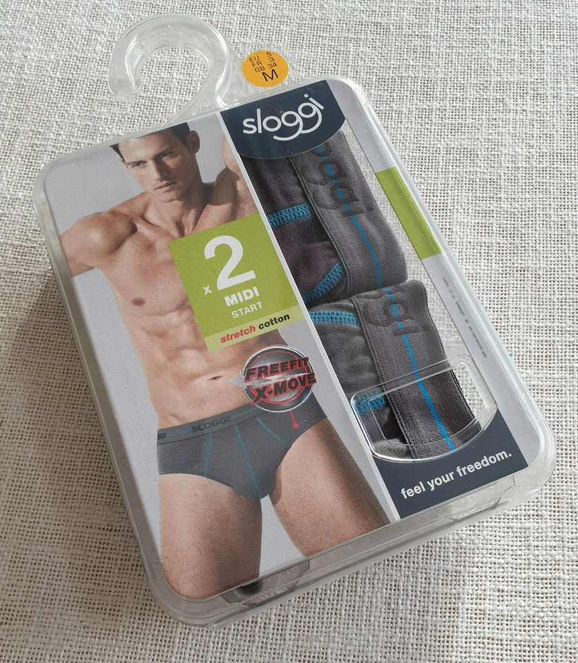 Slip uomo SLOGGI MEN START MIDI confezione da 2 pezzi - Intimo maschile - Immagine 1 di 1