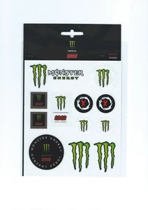 Jorge Lorenzo Official Monster Energy Large Sticker Set - 18 51407 - Picture 1 of 1