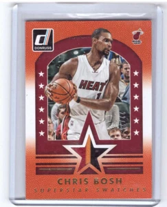 2015-16 Donruss Superstar Swatches Prime Patch 3clr #16 Chris Bosh/25 Miami Heat - Bild 1 von 1