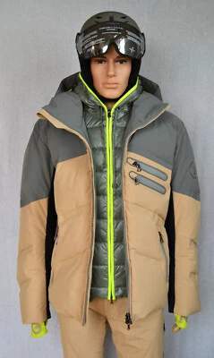 BOGNER AMON-D HERREN DAUNEN SKI JACKE Stretch MENS JACKET UVP 1695 € Gr 50 L NEU