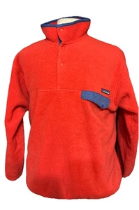 Vintage Patagonia Mens Size XL  Red Orange  Blue USA Soft And Comfy! - Picture 1 of 10