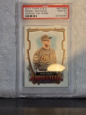 2013 Topps Allen & Ginter's - Across the Years Manny Machado #ATY-MM (RC) - Image 1 of 2