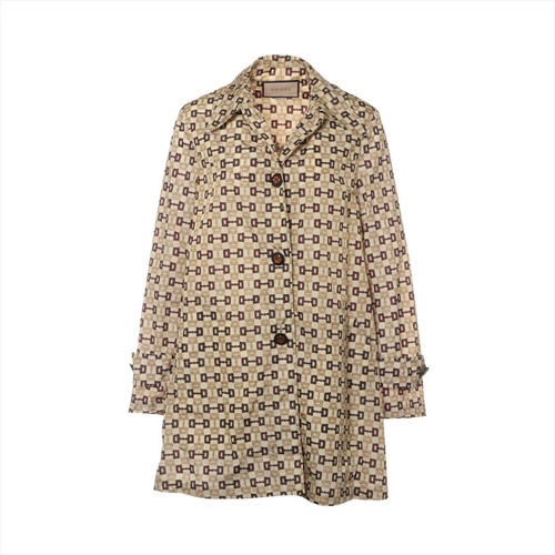 Gucci Cappotto Nylon Nylon 36 Donna Beige 752387