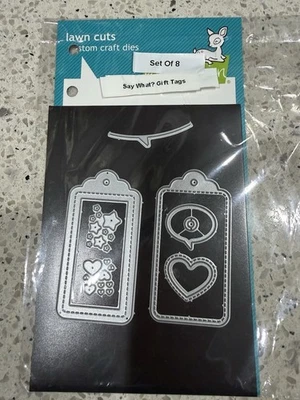 Lawn Fawn - Diga o quê? etiquetas de presente” usadas - Imagem 1 de 2