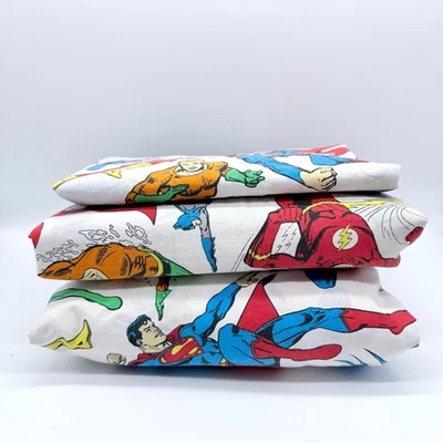 Hojas Pottery Barn Kids Marvel Comics Superhéroes DOBLE PLANAS y FiITTED USADAS EN EXCELENTE ESTADO Foto 1 de 4