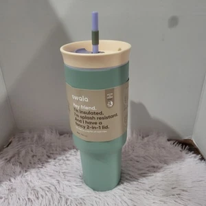 Vaso de paja de acero inoxidable Owala 40 oz - Misty Meadows - Imagen 1 de 11