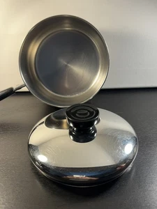 Vintage 1801 Revere Ware Kupferboden 1 Quart-90 m Kochtopf mit Deckel Clinton Ill USA - Bild 1 von 16