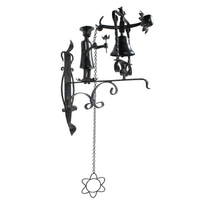 Mackenzie Childs MRS POWERS Forged Iron DINNER & DOOR BELL NEW m25-au - Image 1 of 4