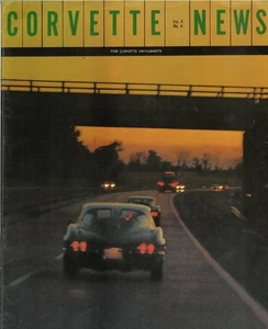 Corvette News 1963 Vol.6 No 6 Issue Original Split Window Coupe on Cover 32 pgs - Picture 1 of 4