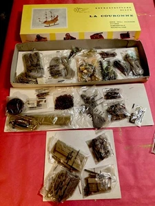 Raro De Colección La Couronne Arte # 778 Modelo 1972 Modelo Madera Modelo Kit Escala 1-100/Italia - Imagen 1 de 24