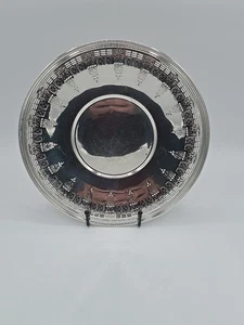 Antique Wallingford Co Silver Plated Victorian 10" Round Pierced Decorated Dish - Picture 1 of 17