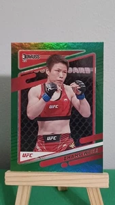 2022 Panini Donruss UFC #100 Zhang Weili Green Flood - Picture 1 of 6