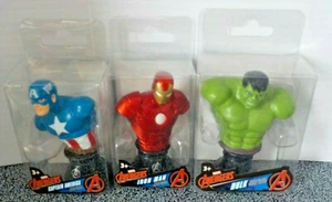 Marvel Avengers Iron Man / Captain American/ Hulk Mini Bust Paperweight Figure - Picture 1 of 12