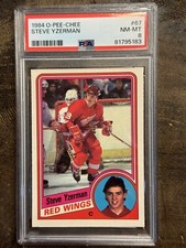 Steve Yzerman 1984 OPC #67 Rookie Card Detroit Red Wings HOF