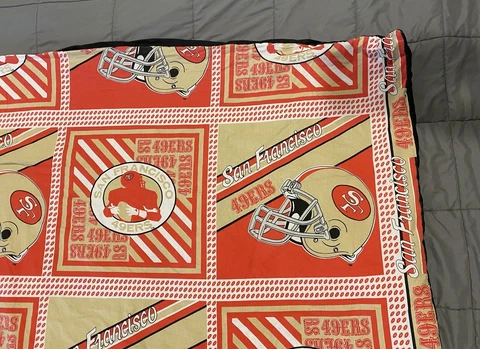 vintage san francisco 49ers blanket Cover