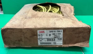 Carol 02038 14/3 Super VU-Tron III 600V Yellow Power Cord Approx. 250Ft - Picture 1 of 3
